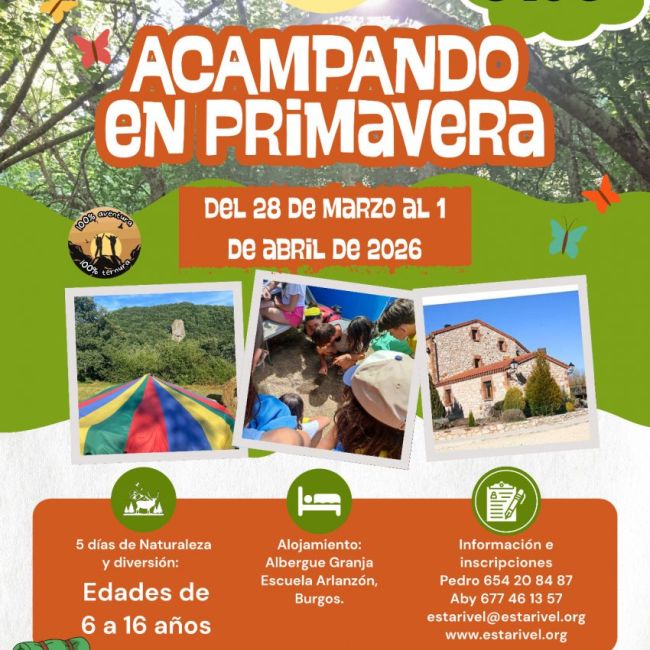 Acampando en Primavera