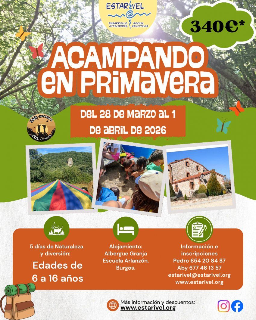 Acampando en Primavera