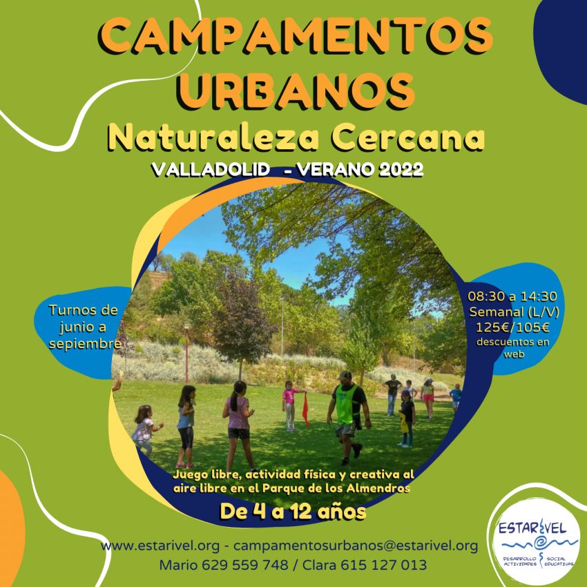 Campamentos urbanos estarivel 2022 Campamentos urbanos estarivel 2022