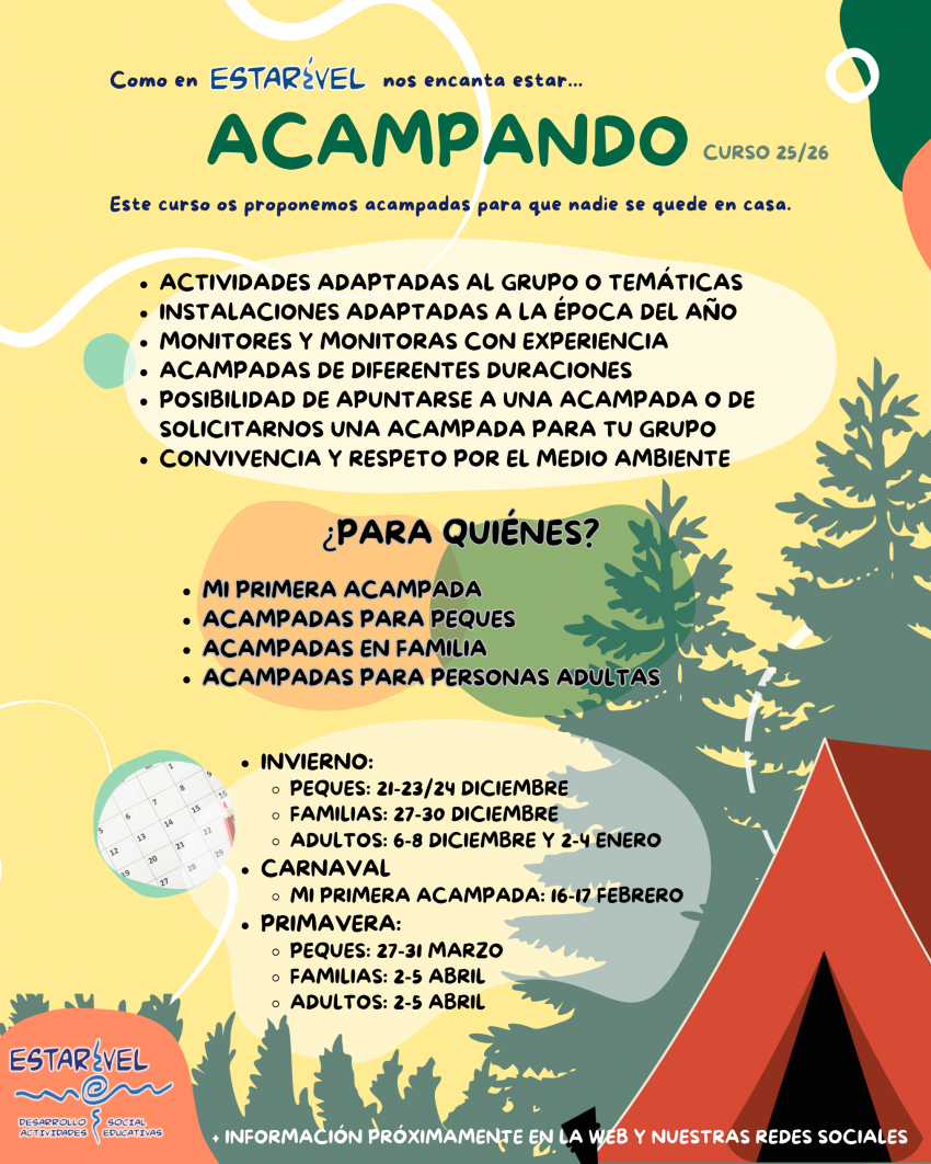 Publi Acampando cartel Publi Acampando cartel