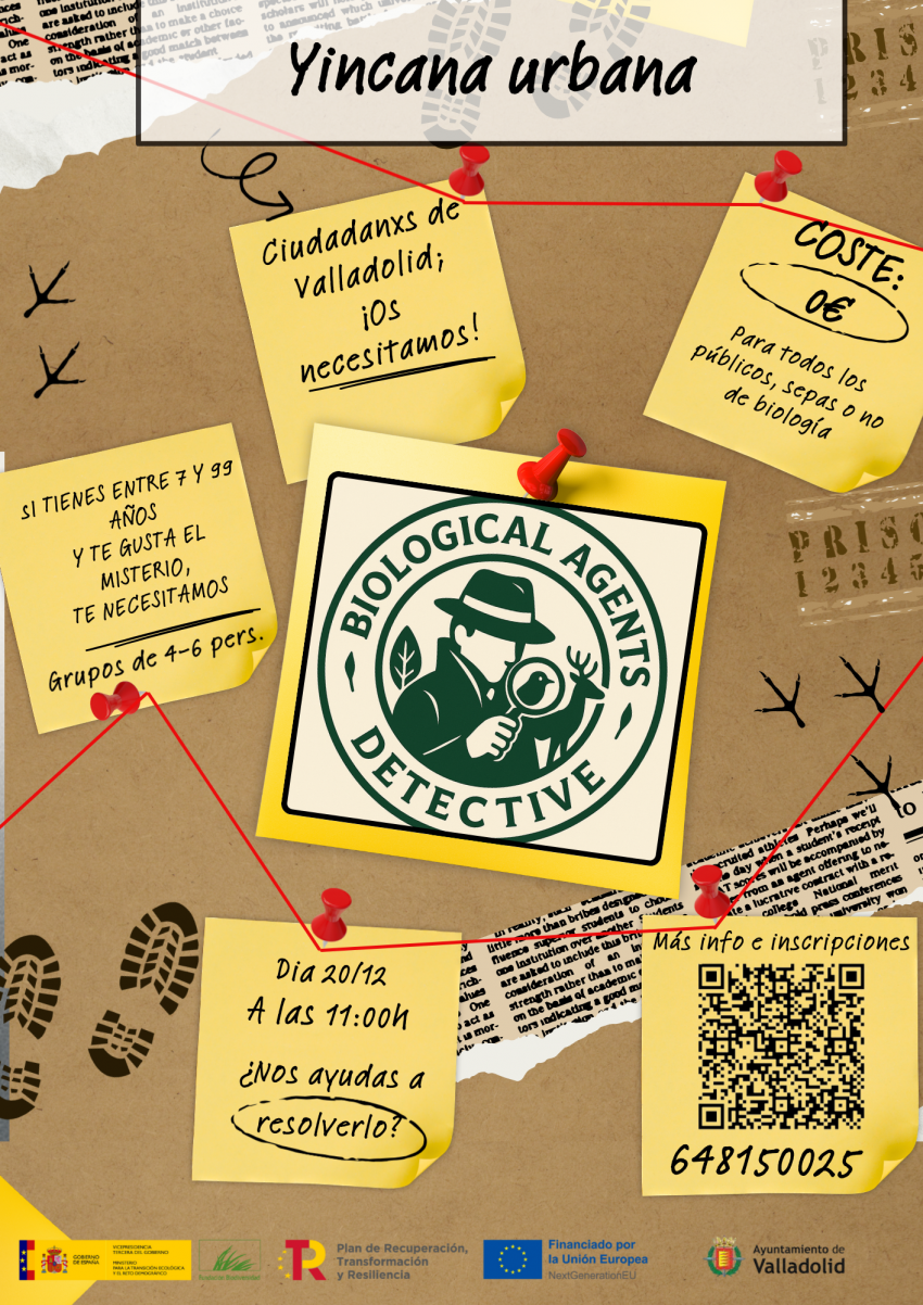 Cartel agencia DBV Yinkana urbana sobre Fauna